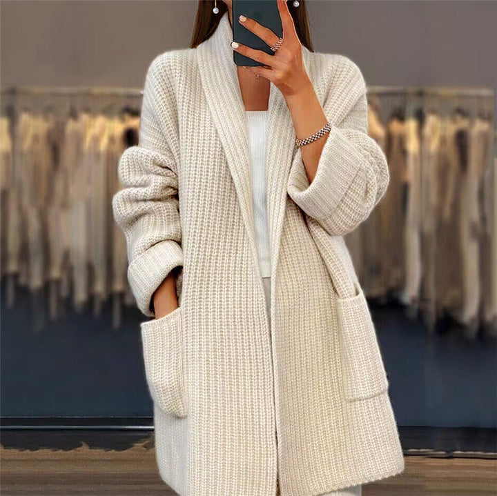 Josette | Cozy Open-Front Cardigan