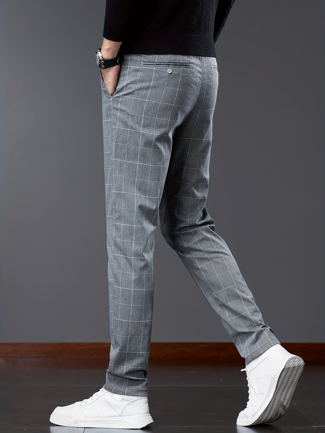 Hugh | Refined Checkered Trousers