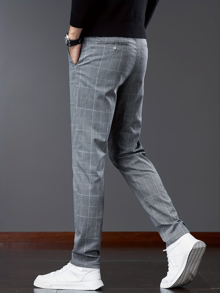 Hugh | Refined Checkered Trousers