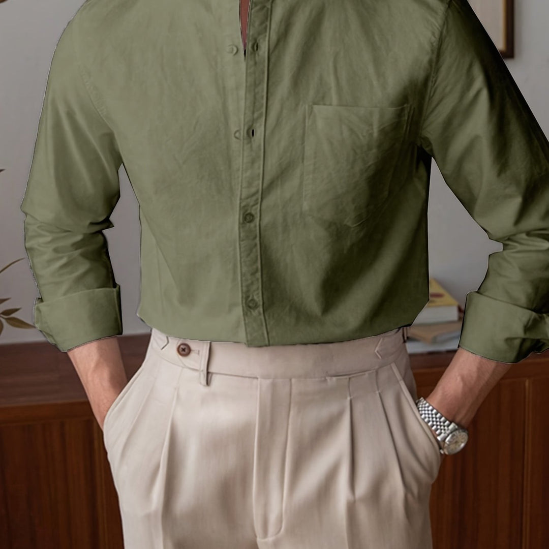 Everett | Men's Casual Lapel Button-Up Shirt