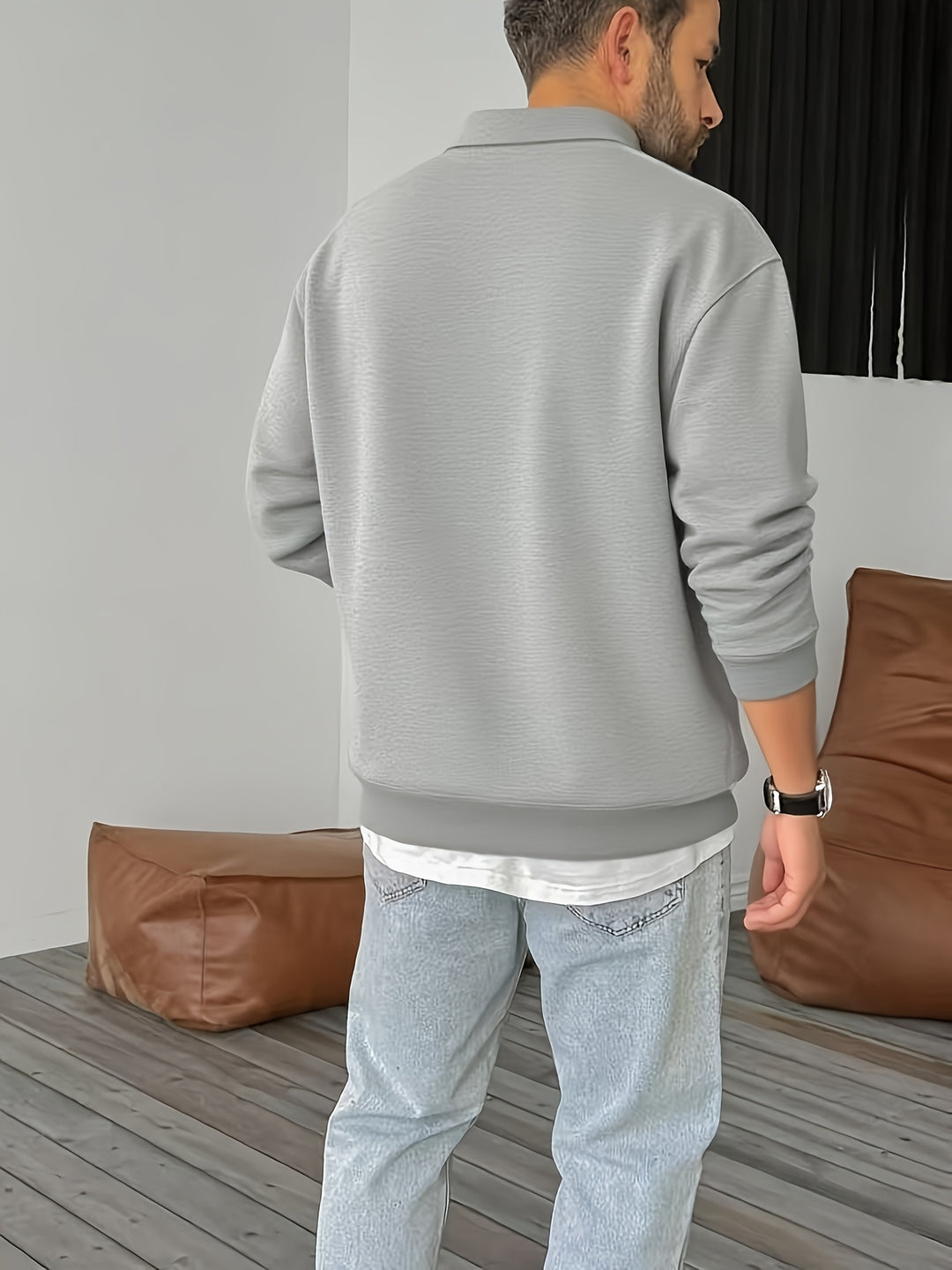 Chester | Relaxed Half-Zip Sweatshirt