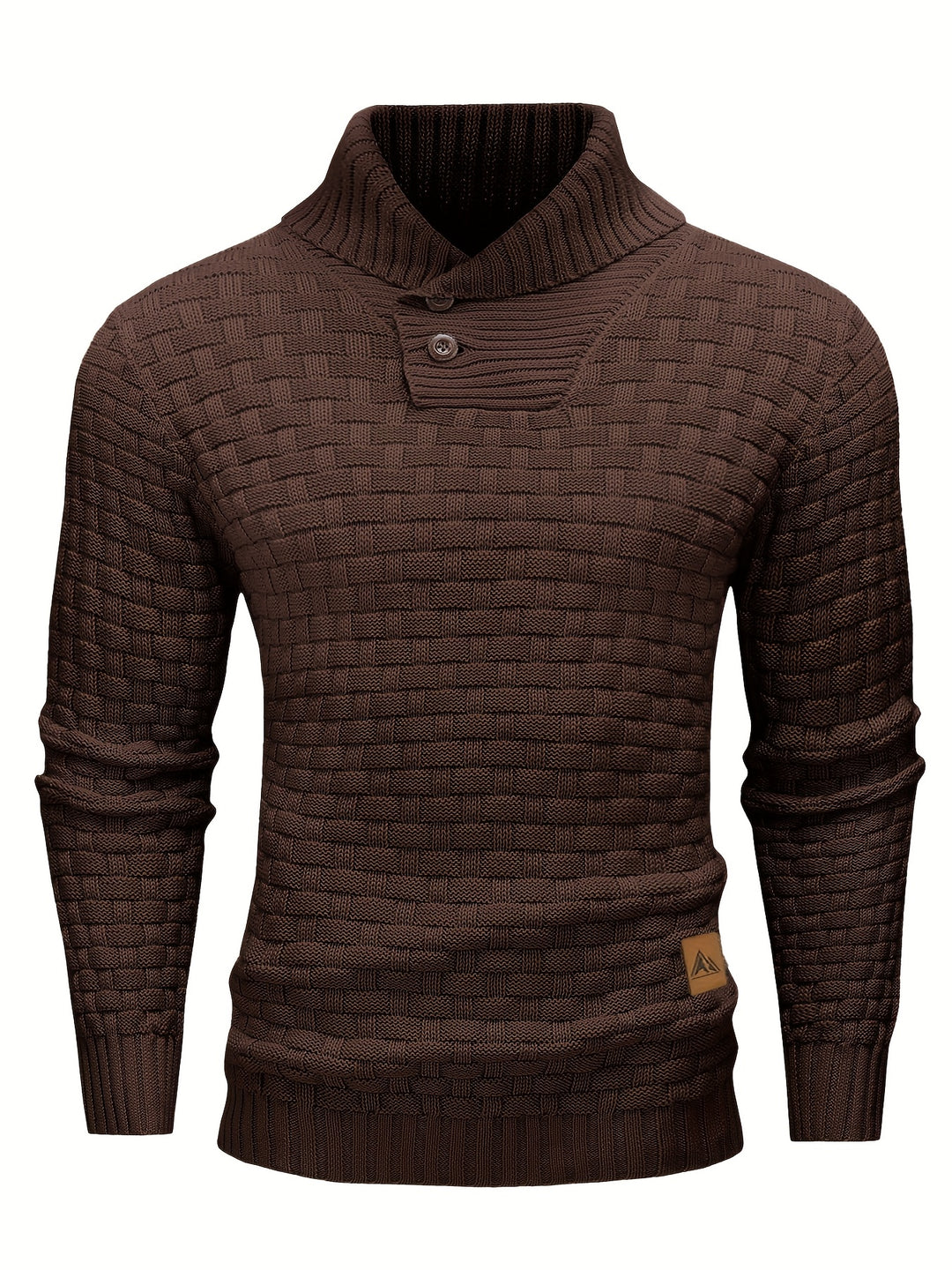Cormac | Textured Shawl-Collar Sweater
