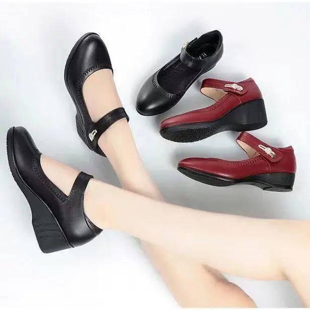 Eloise | Comfort Mid-Wedge Shoes