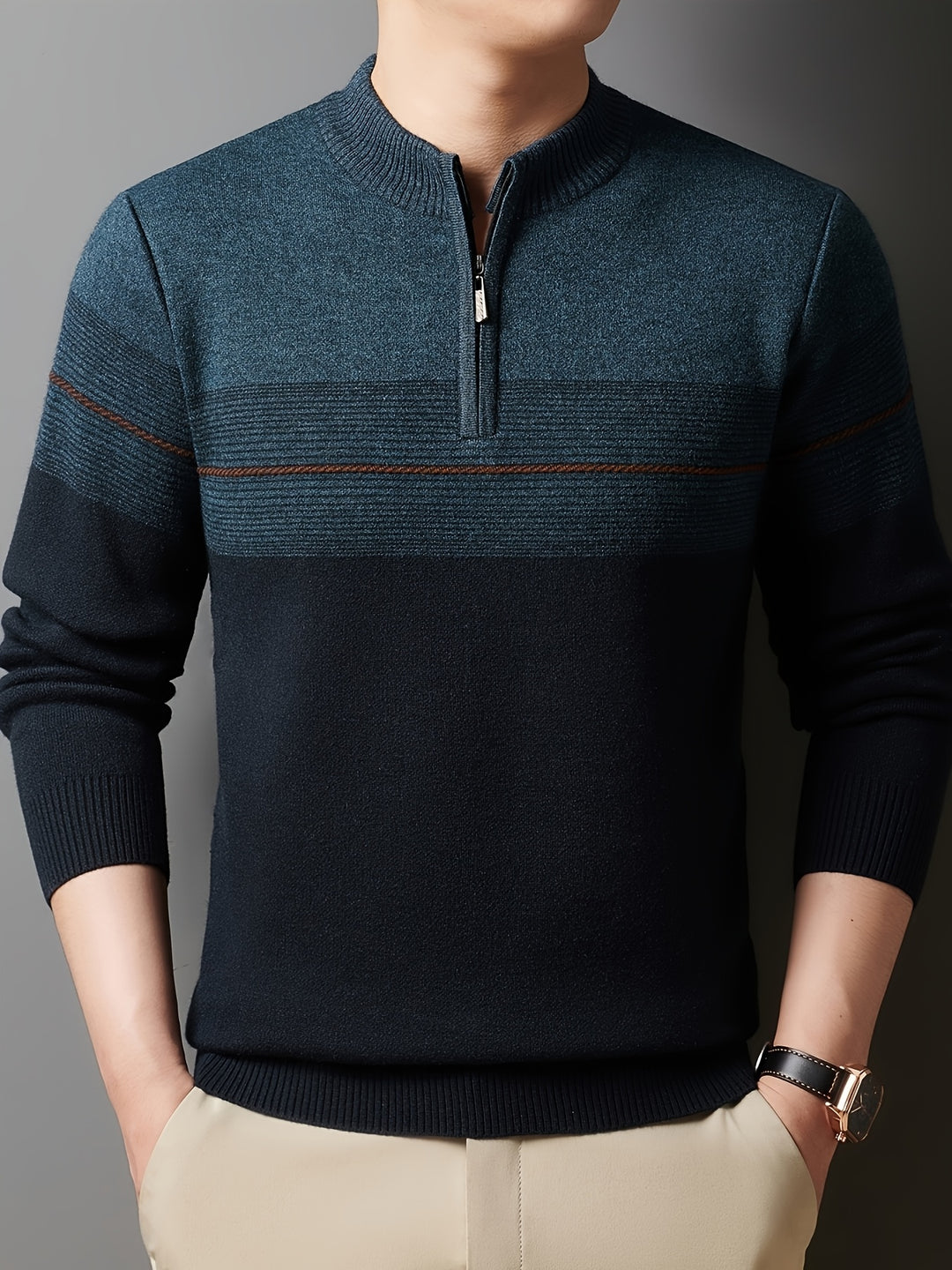 Barrett | Refined Quarter-Zip Sweater