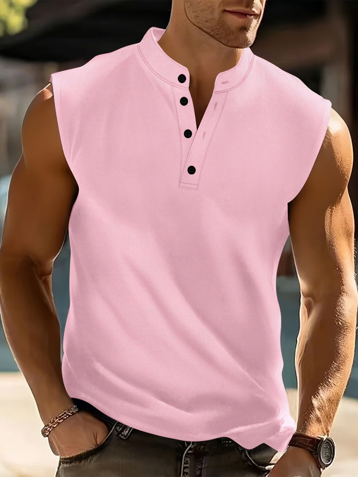 Orson | Men's Sleeveless Button-Up Shirt