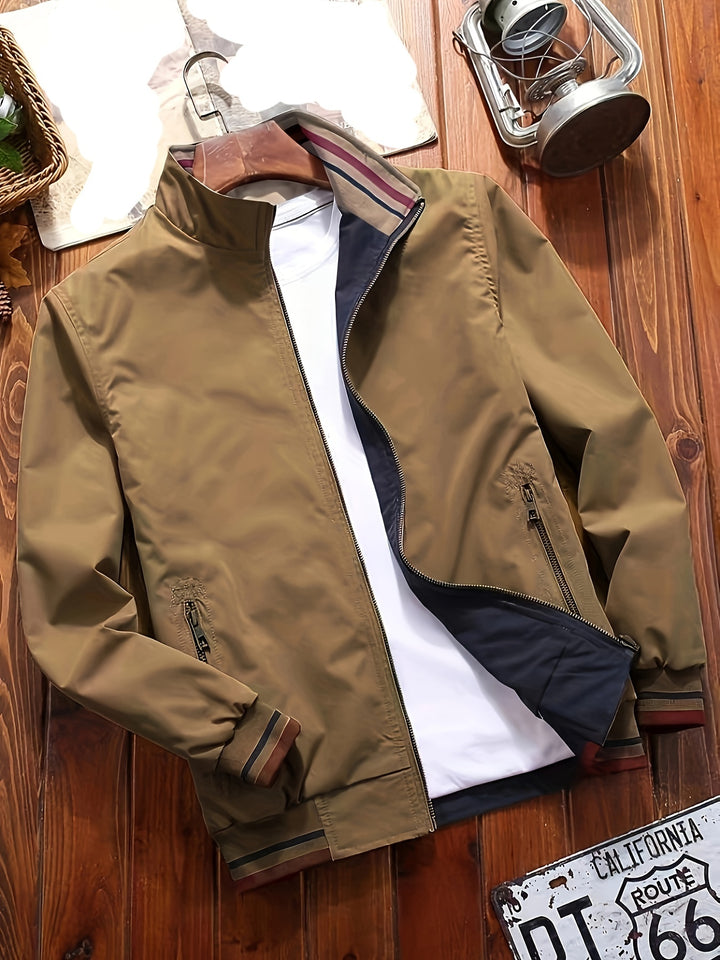 Conrad | Reversible Stand-Collar Bomber Jacket