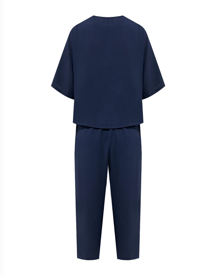 Coralie | Relaxed Wide-Leg Two-Piece Set