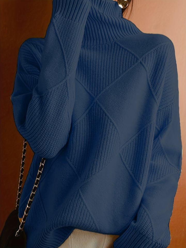 Cornelia | Cozy Textured Turtleneck Sweater