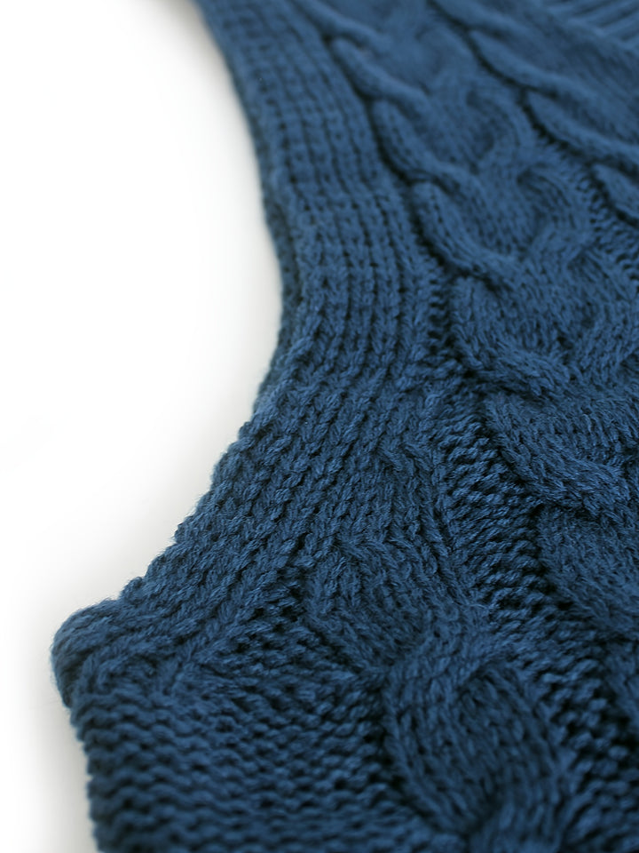 Cambria | Cable-Knit V-Neck Sweater Vest