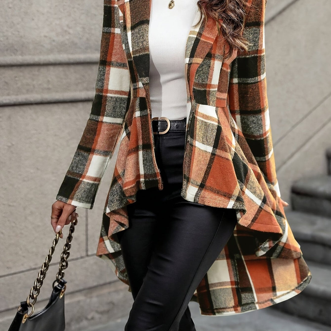 Freya | Draped Longline Jacket