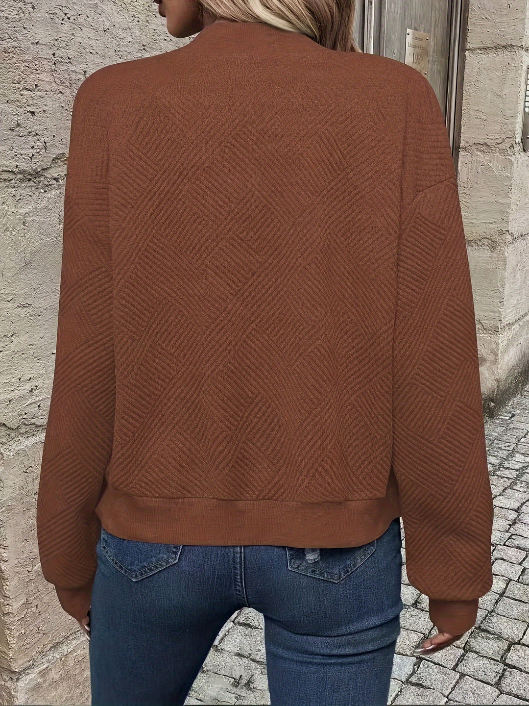 Charlotte | Textured Zip-Up Jacket