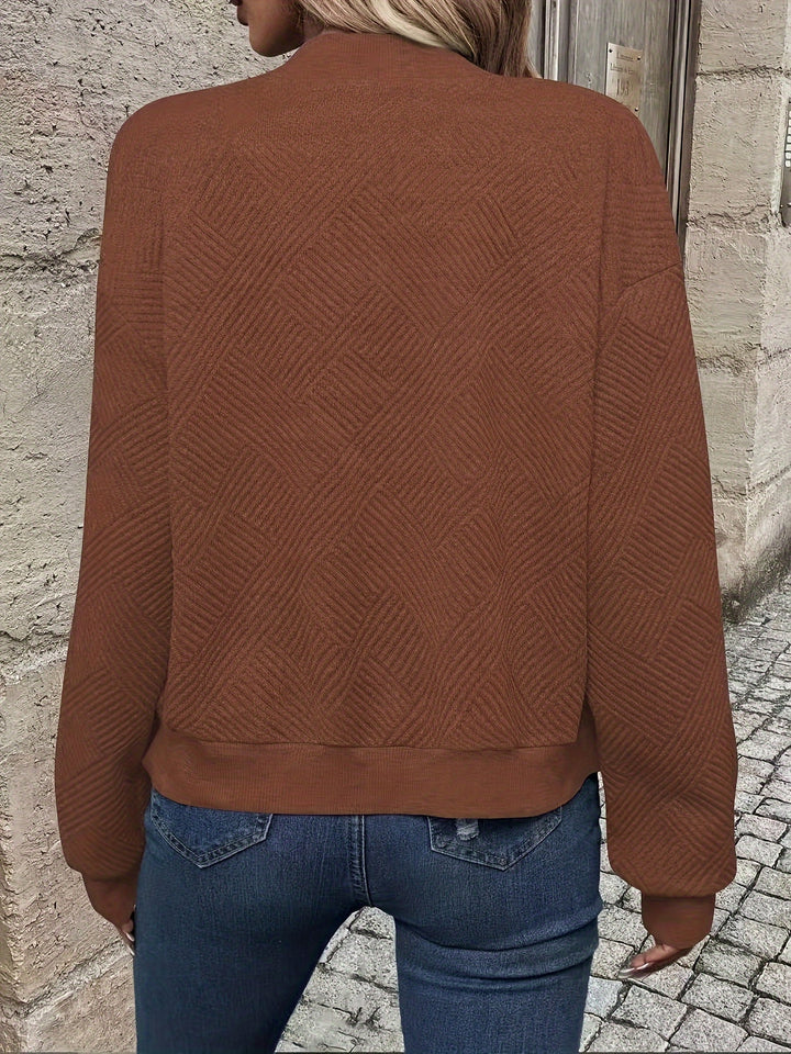 Charlotte | Textured Zip-Up Jacket