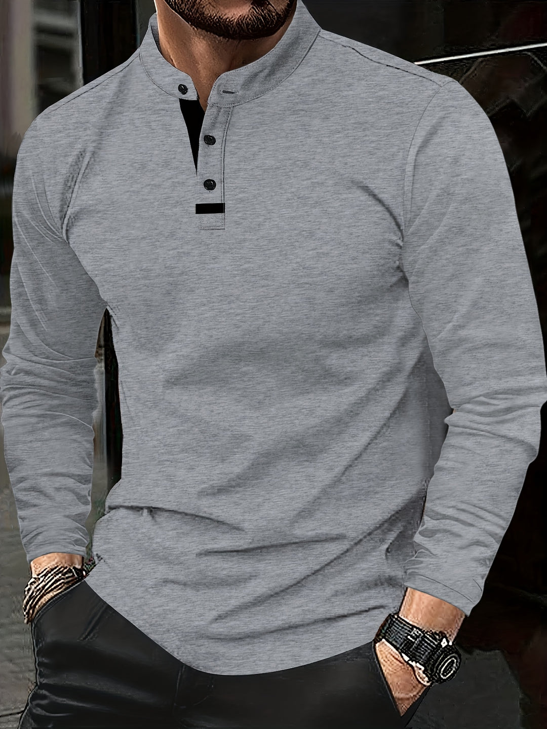 Everett | Classic Long Sleeve Henley