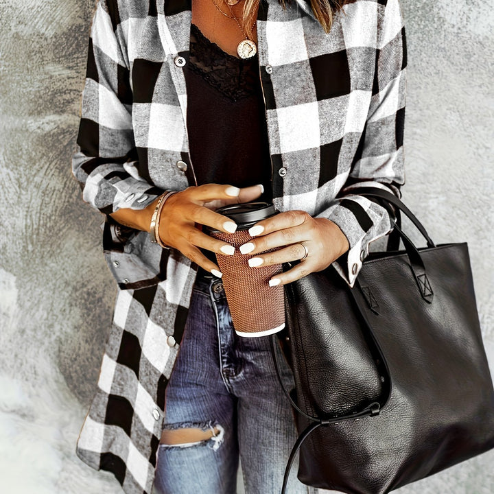 Harper | Checked Button-Up Shirt