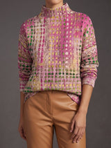 Marisol | Speckled Mock-Neck Turtleneck
