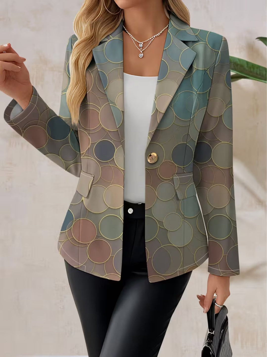 Mirabelle | Mosaic-Print Blazer