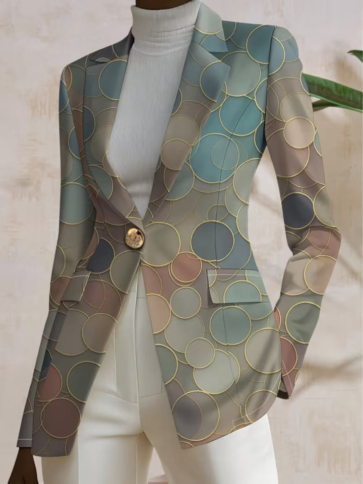 Mirabelle | Mosaic-Print Blazer
