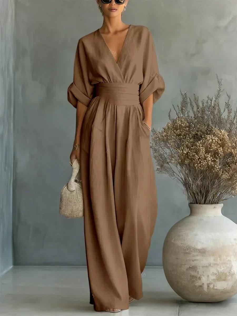 Priscilla | Elegant Wide-Leg Jumpsuit