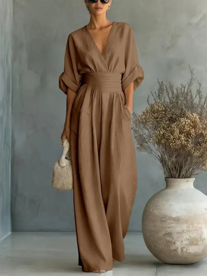 Priscilla | Elegant Wide-Leg Jumpsuit