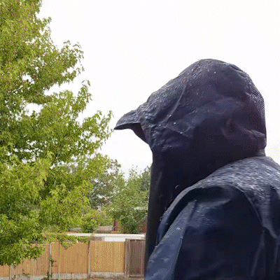 Celine | Hooded Three-in-One Raincoat