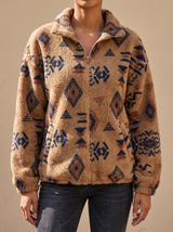 Freda | Patterned Bomber Jacket