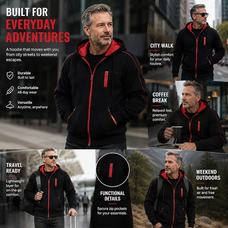 Nathaniel | Full-Zip Hooded Jacket