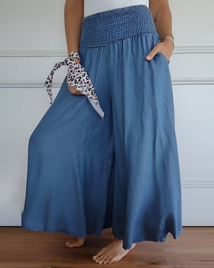 Maribel | Wide-Leg Elastic Waist Pants