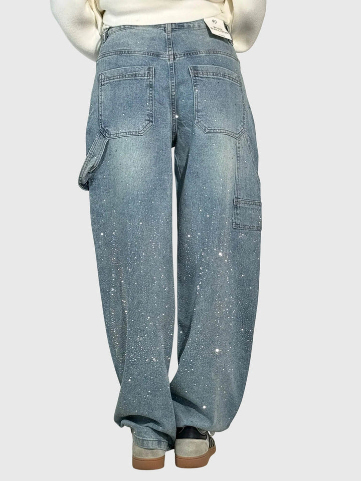 Camryn | Sparkle Wide-Leg Pants