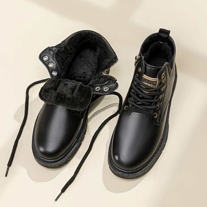 Bennet | Rugged Fleece-Lined High-Top Boots