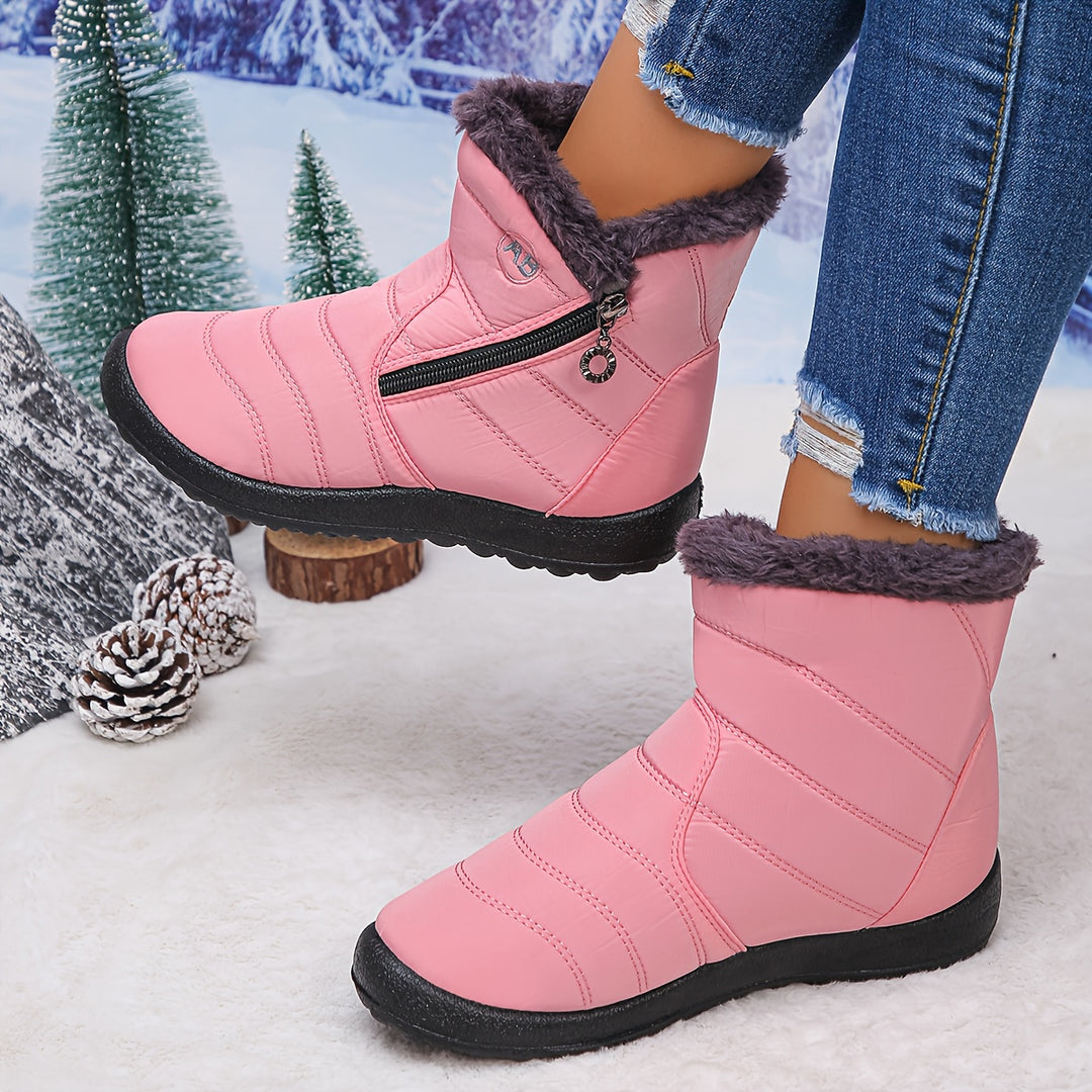 Faye | Cozy-Lined Winter Ankle Boots