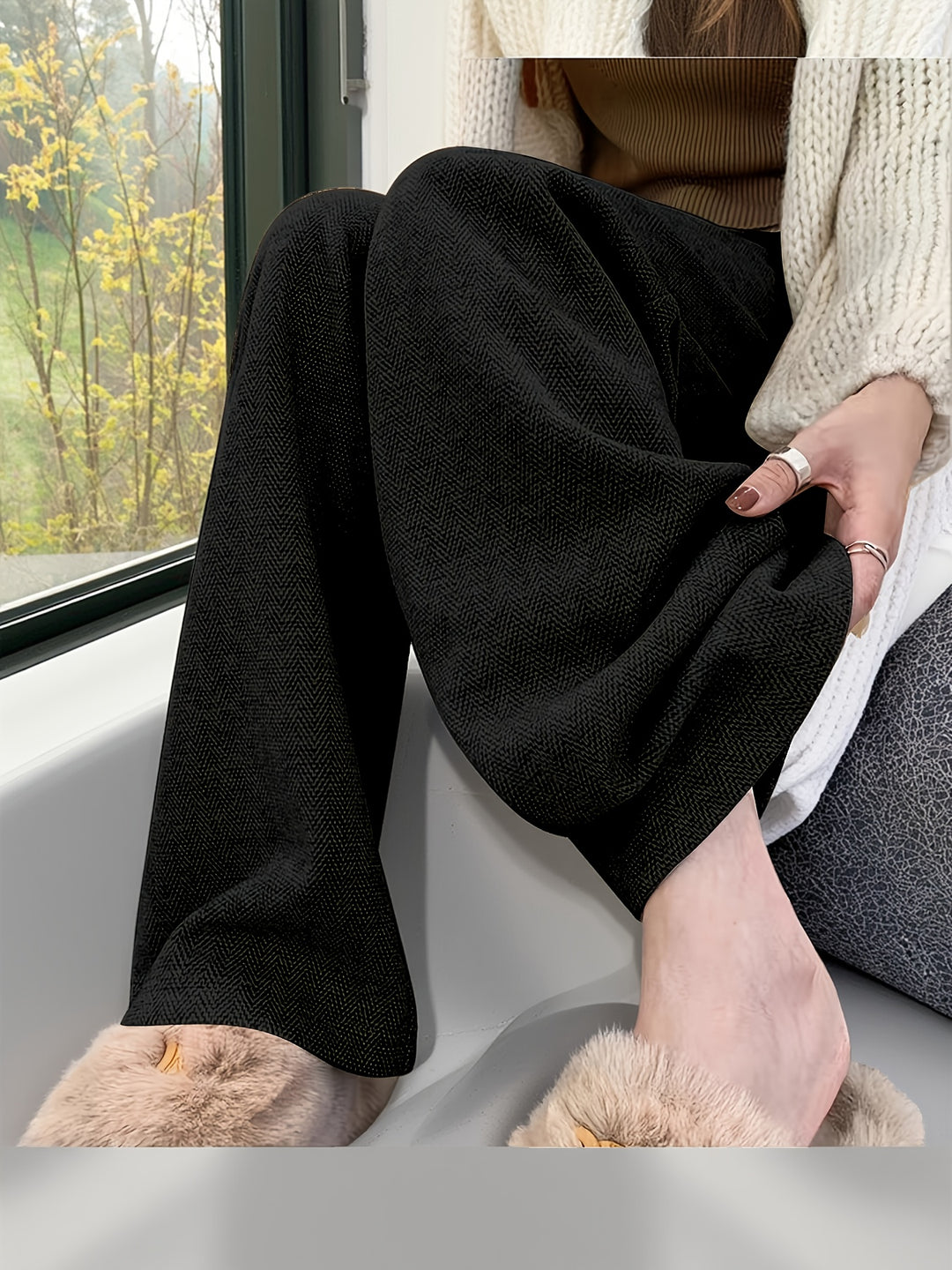 Rosanna | High-Waisted Wide-Leg Trousers