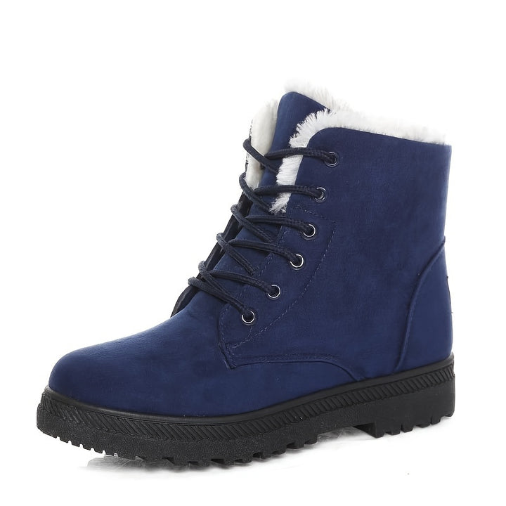 Isla | Cozy Lace-Up Winter Ankle Boots