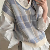 Cleo | Timeless Argyle Sweater Vest