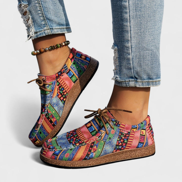 Louisa | Patterned Comfort Sneakers