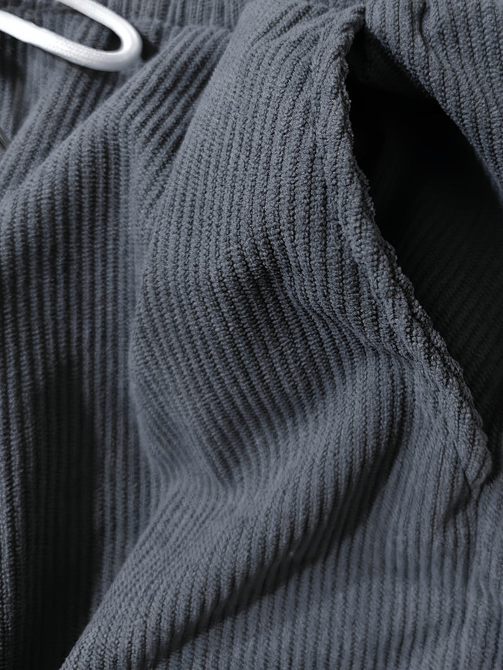 Tate | Men's Corduroy Cargo Drawstring Shorts