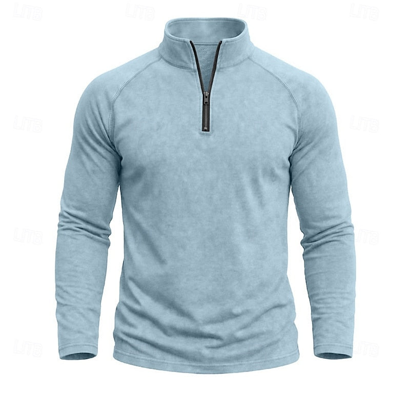 Nolan | Refined Quarter-Zip Top