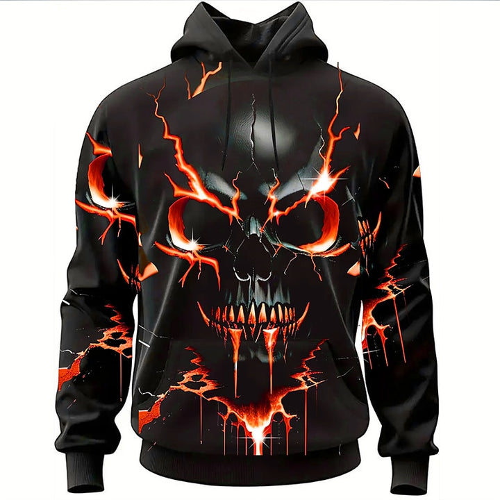 Dorian | Halloween Skull Graphic Hoodie