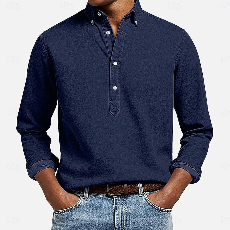 Corbin | Refined Popover Shirt