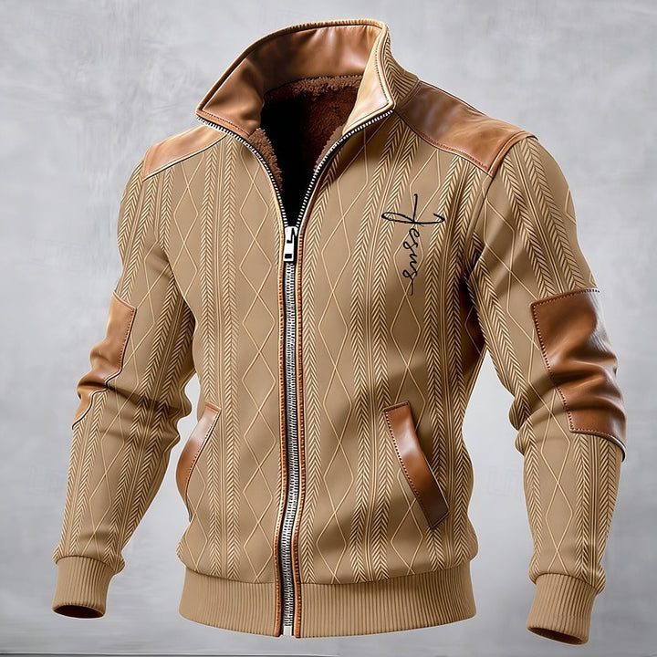 Donovan | Fleece-Lined Stand Collar Jacket