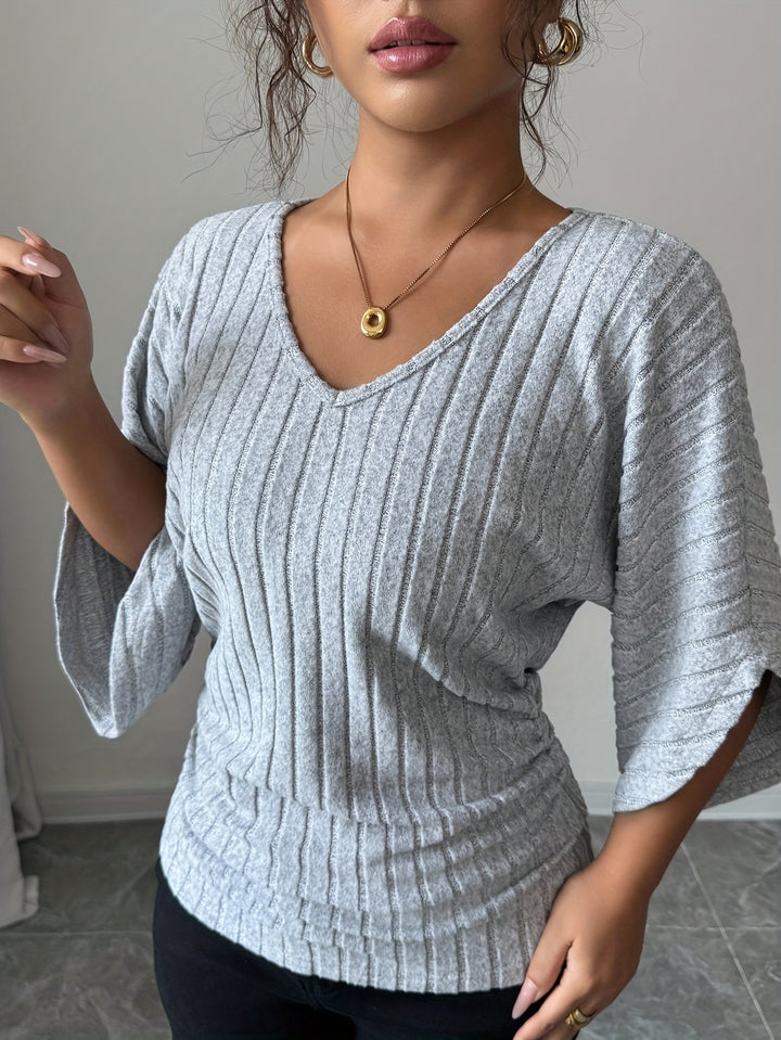Serena | Softly Draped V-Neck Top