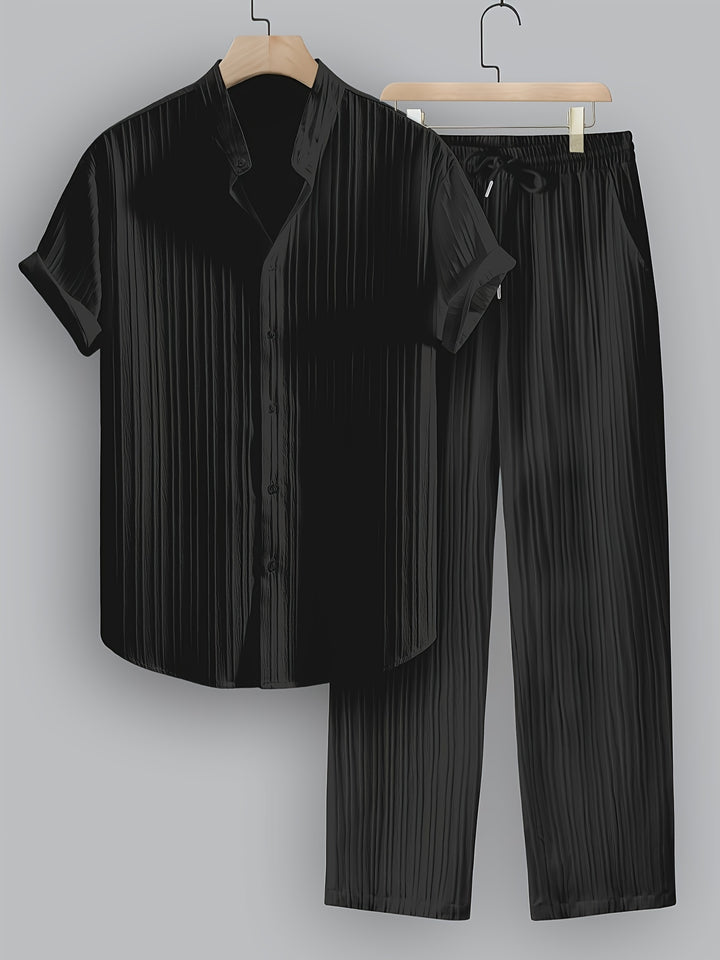 Adrian | Relaxed Textured Two-Piece Set