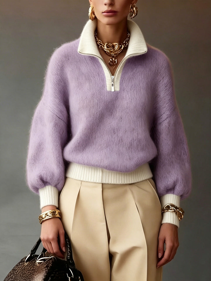 Laurel | Relaxed Half-Zip Sweater