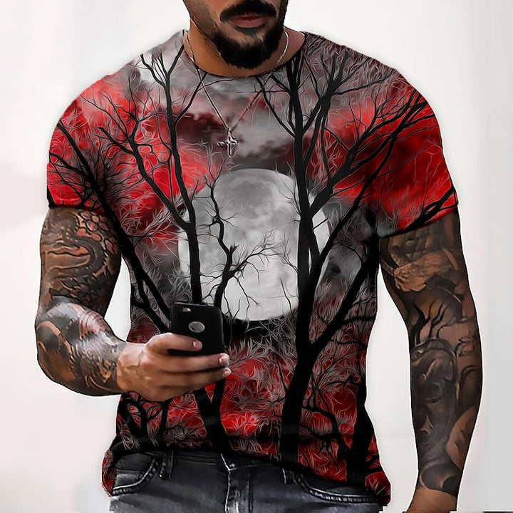 Grayson | Halloween Moonlit Forest Graphic T-Shirt