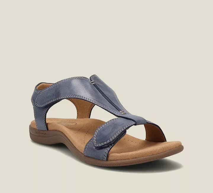 Diane | Women's Orthopedic T-Strap Leather Sandals