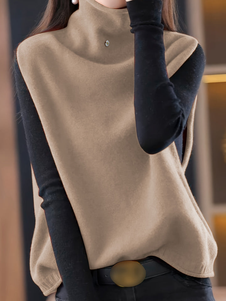 Eleanor | High-Neck Sleeveless Vest