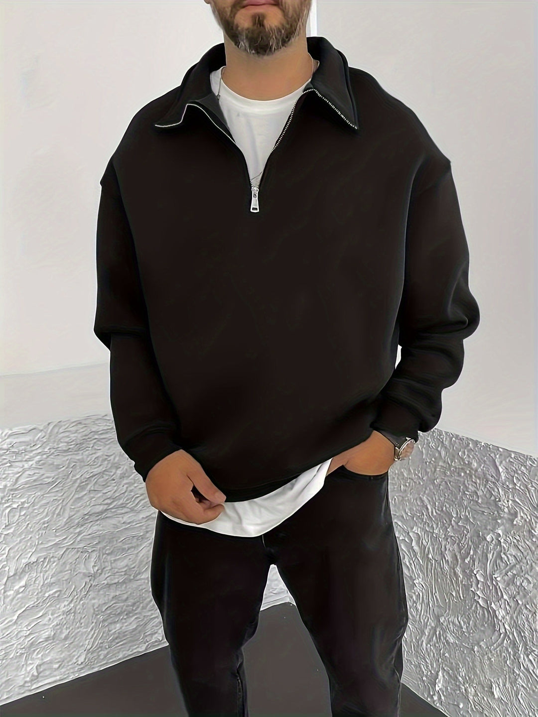 Chester | Relaxed Half-Zip Sweatshirt