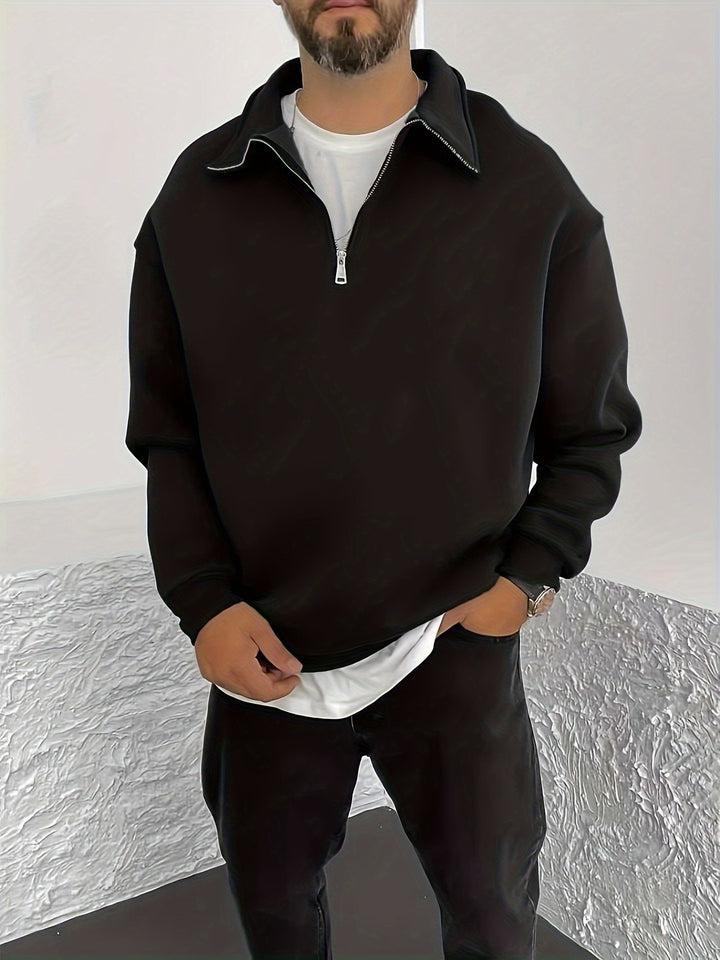 Chester | Relaxed Half-Zip Sweatshirt