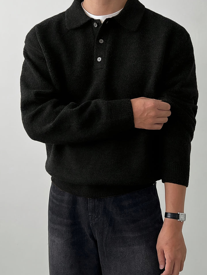 Sullivan | Refined Polo-Collar Sweater