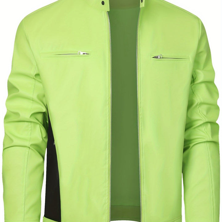 Sawyer | Stand-Collar Moto Jacket