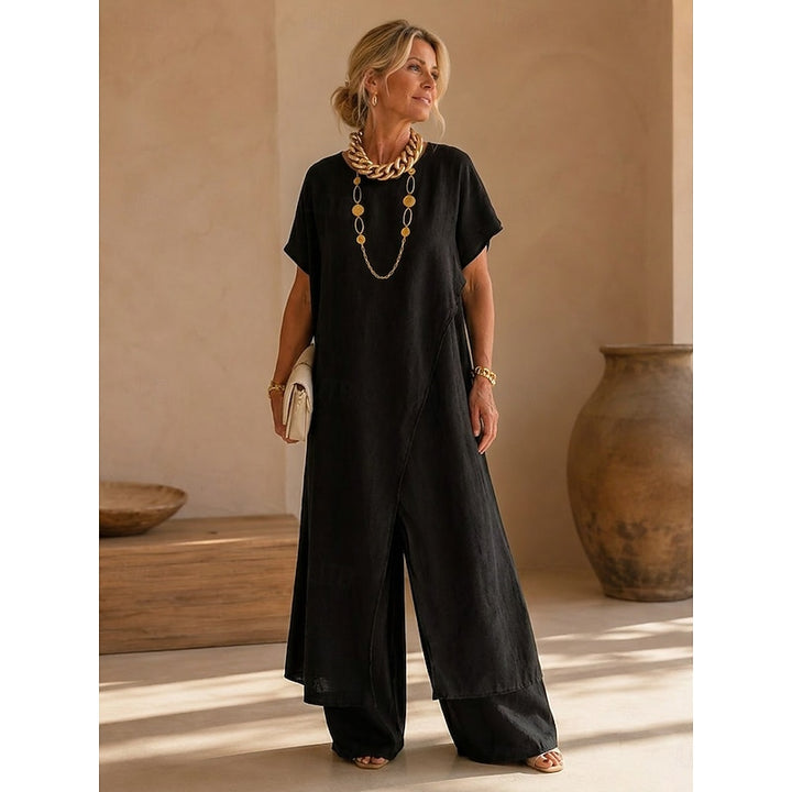 Simone | Relaxed Wrap Two-Piece Set